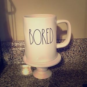 Rae Dunn “BORED” mug